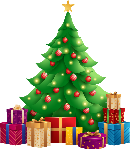 Christmas Tree with Gifts